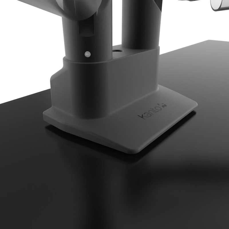 Kanto Dual-Monitor Gas Shock Desktop Mount for 17-inch to 32-inch Displays - Black - Image 4
