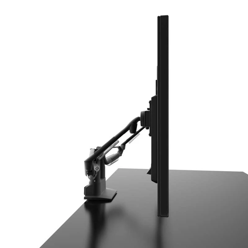 Kanto Dual-Monitor Gas Shock Desktop Mount for 17-inch to 32-inch Displays - Black - Image 6