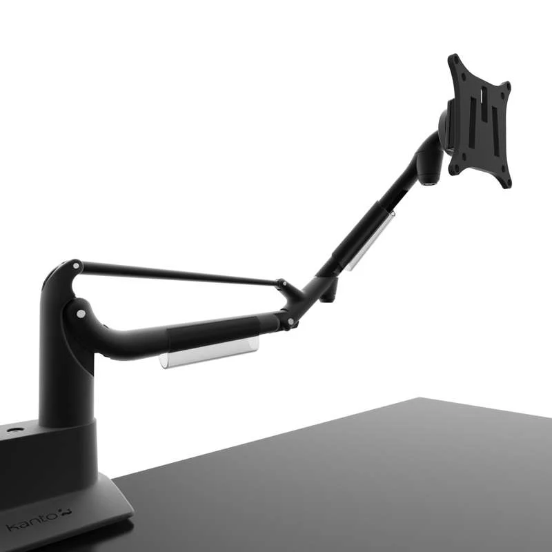 Kanto Dual-Monitor Gas Shock Desktop Mount for 17-inch to 32-inch Displays - Black - Image 7