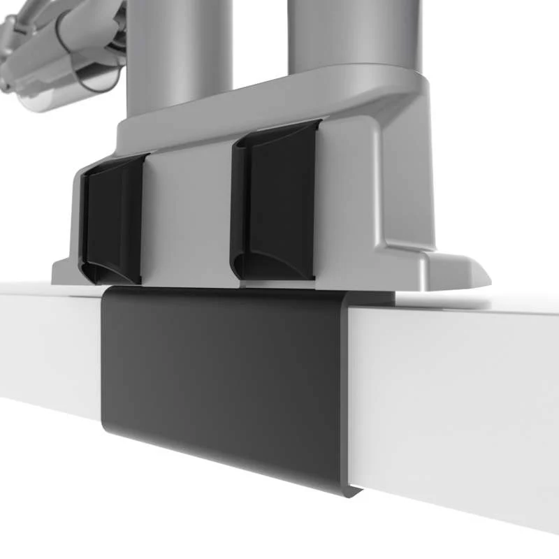 Kanto Dual-Monitor Gas Shock Desktop Mount for 17-inch to 32-inch Displays - Silver - Image 5