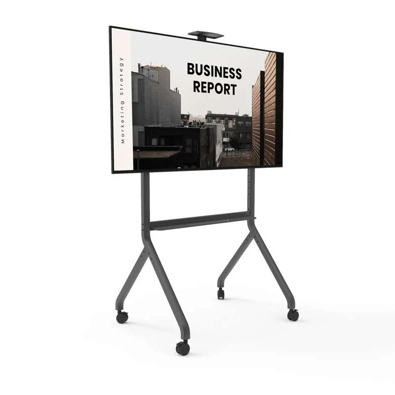 Kanto Heavy Duty Height Adjustable Rolling TV Stand for 55" - 100" Screens - Image 6