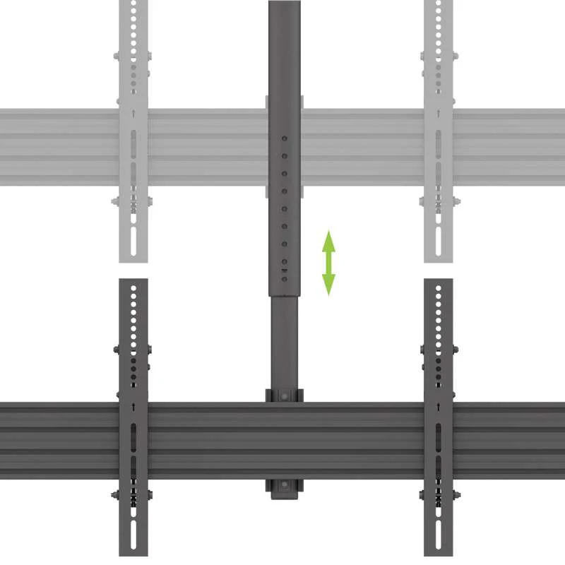 Kanto Menu Board Ceiling Mount System with Tilting Arms for 40-Inch to 60-Inch TVs (4 wide, 1 high, 1 sided) - Image 11