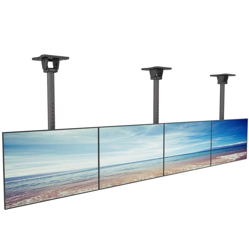 Kanto Menu Board Ceiling Mount System with Tilting Arms for 40-Inch to 60-Inch TVs (4 wide, 1 high, 1 sided) - Image 5