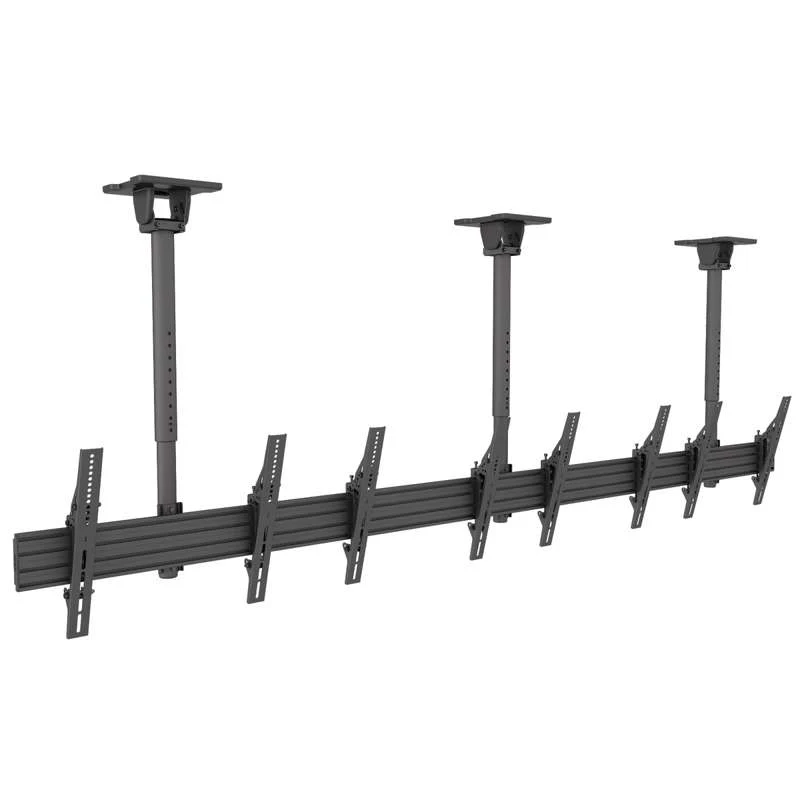 Kanto Menu Board Ceiling Mount System with Tilting Arms for 40-Inch to 60-Inch TVs (4 wide, 1 high, 1 sided) - Image 6