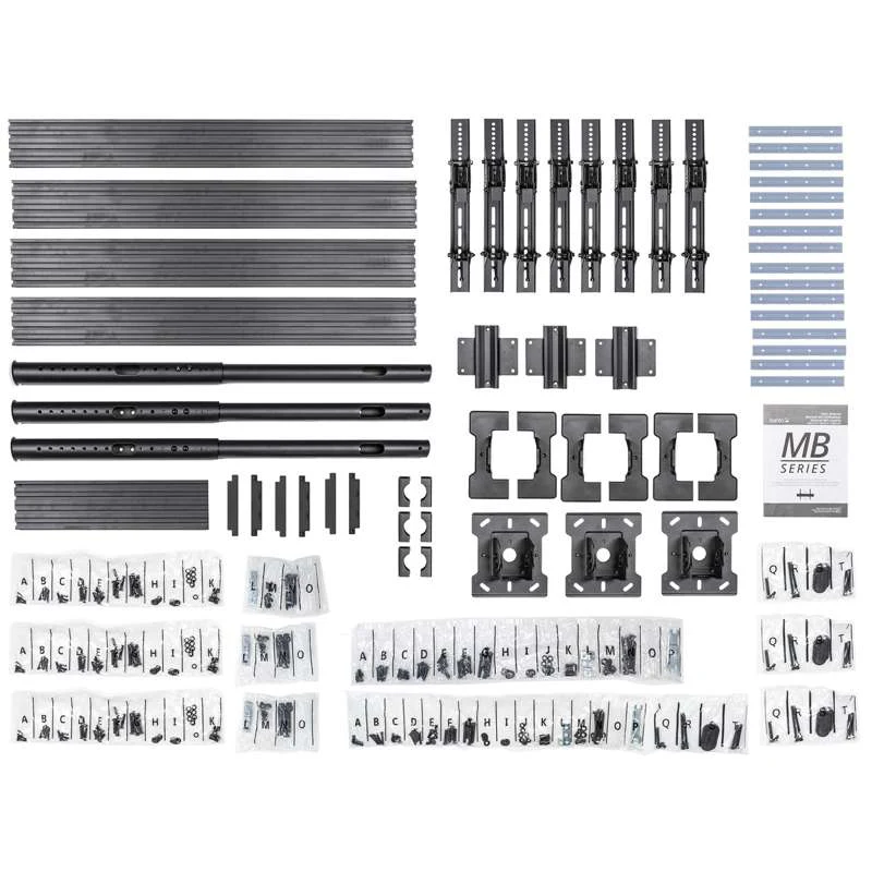 Kanto Menu Board Ceiling Mount System with Tilting Arms for 40-Inch to 60-Inch TVs (4 wide, 1 high, 1 sided) - Image 7