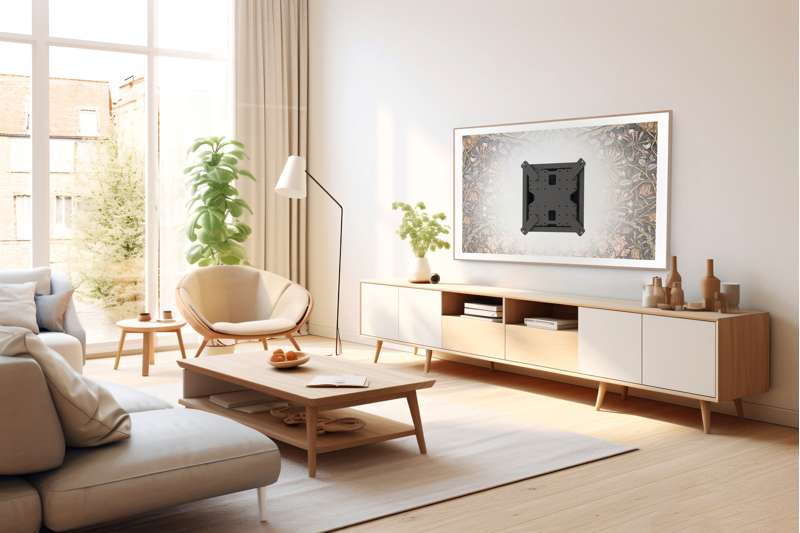 Kanto Pro Series Recessed In-wall Full Motion Articulating TV Mount for 35" - 65" TVs - Image 5