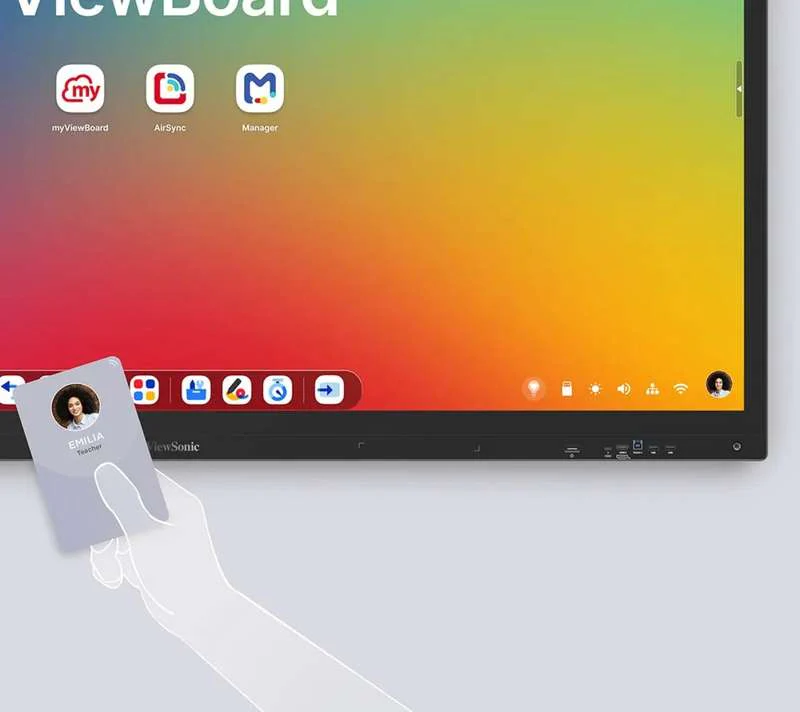 Viewsonic IFP8663 86â€³ 4K Interactive Flat Panel Display - PCAP Touch, Android EDLAâ€‘Certified, USBâ€‘C & Builtâ€‘In Microphone - Image 8